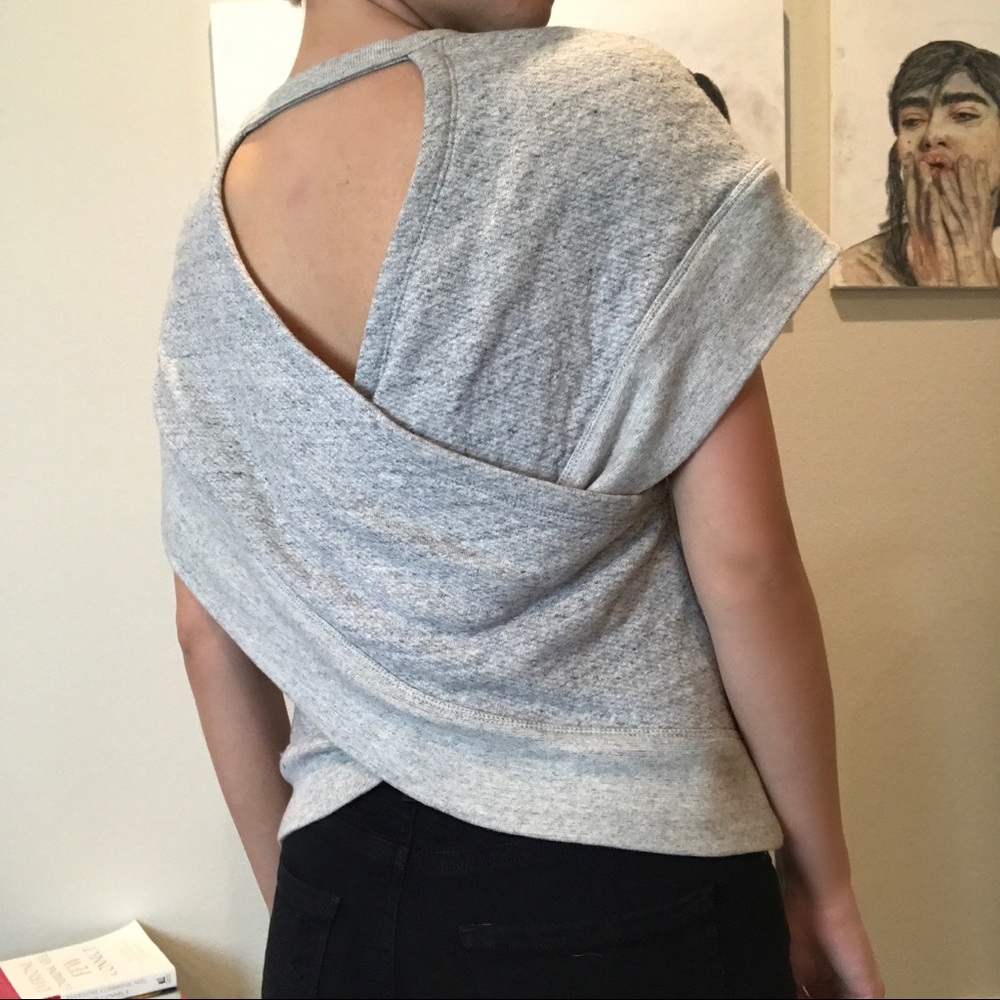 ALEXANDER WANG CROSS BACK SWEATER